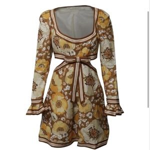 Zimmermann Super Eight Ribbon Mini Dress